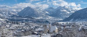 Der Ortskern in Kitzbühel