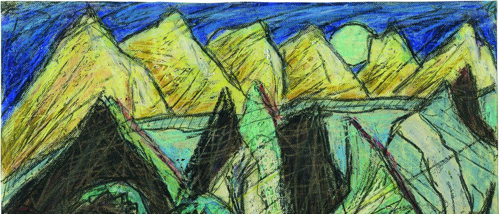 Stefan Eisermanns künstlerische Arbeit wurde stark von seiner Theaterarbeit beeinflusst – wie hier in „Der Drache“.