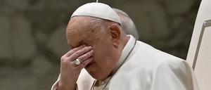 Papst Franziskus bei einer Generalaudienz am Mittwoch.