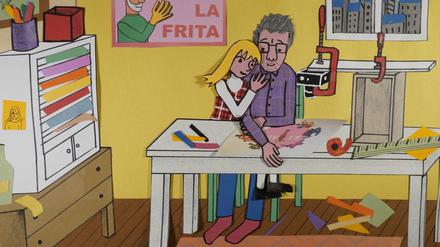 Die Tochter und ihr Regie-Papa: Maya und Michel Gondry im Generation-Beitrag „Maya, donne-moi un titre“. 