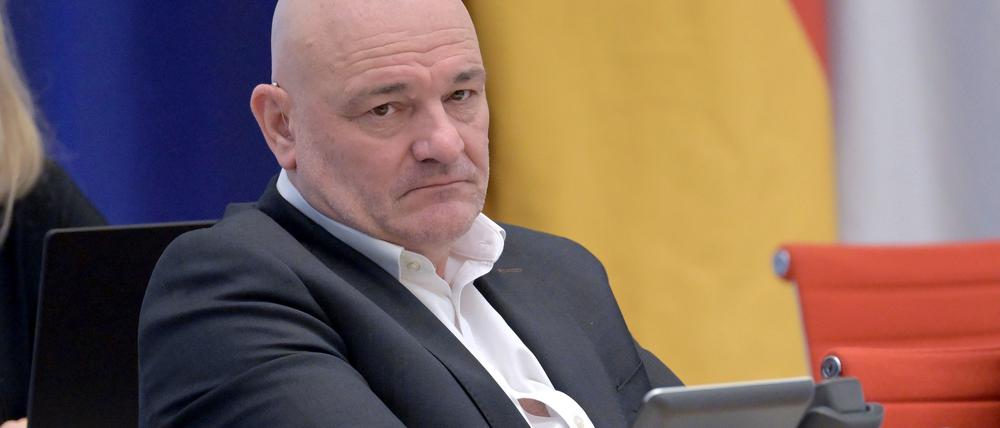 Brandenburgs Finanzminister und stellvertretender Ministerpräsident Robert Crumbach (BSW).