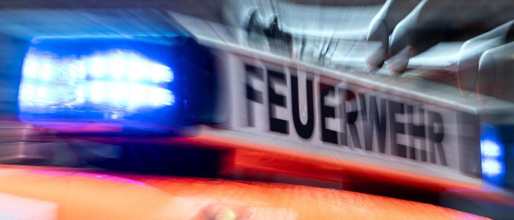 Auf der A10 bei Brandenburg stand ein Lkw in Flammen. (Symbolbild)