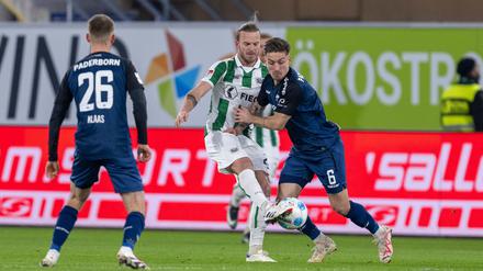 Paderborn hatte gegen Aufsteiger Münster viel Mühe.