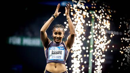 Weitspringerin Mikaelle Assani landete am Freitag bei 6,80 Meter. 