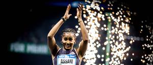 Weitspringerin Mikaelle Assani landete am Freitag bei 6,80 Meter.