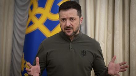 Der ukrainische Präsident Wolodymyr Selenskyj