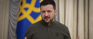 Der ukrainische Präsident Wolodymyr Selenskyj