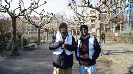 In Charlottenburg-Nord sind "Kiezläufer" unterwegs.