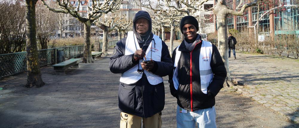 In Charlottenburg-Nord sind "Kiezläufer" unterwegs.