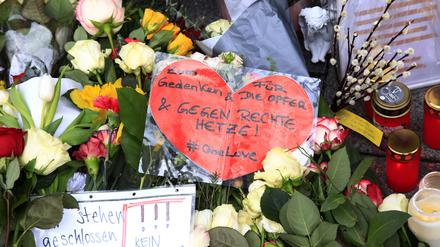 Gedenken an Opfer des Terroranschlag in München.