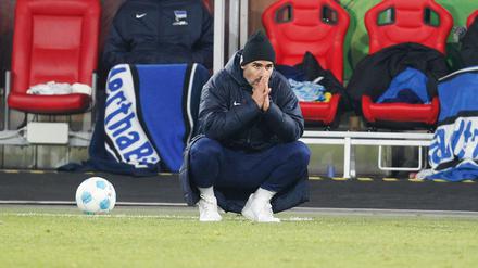 Am Boden. Cristian Fiél und Hertha mussten in Düsseldorf den nächsten Tiefschlag einstecken. 