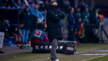 Trainer Niko Kovac sah in Bochum wenig, was dem BVB Mut machen kann.