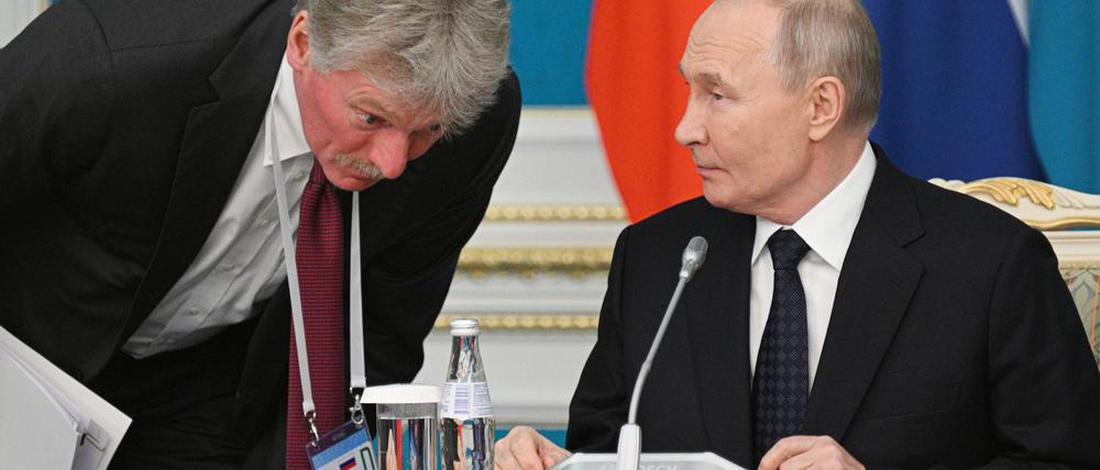 Kremlsprecher Peskow sieht einen Wendepunkt mit dem Anruf Trumps an Putin erreicht. (Archivbild)