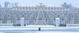  Potsdam im Winter Der winterliche Park Sanssouci am 08.02.2021 in Potsdam. Potsdam Brandenburg Deutschland *** Potsdam in winter The winter park Sanssouci on 08 02 2021 in Potsdam Potsdam Brandenburg Germany