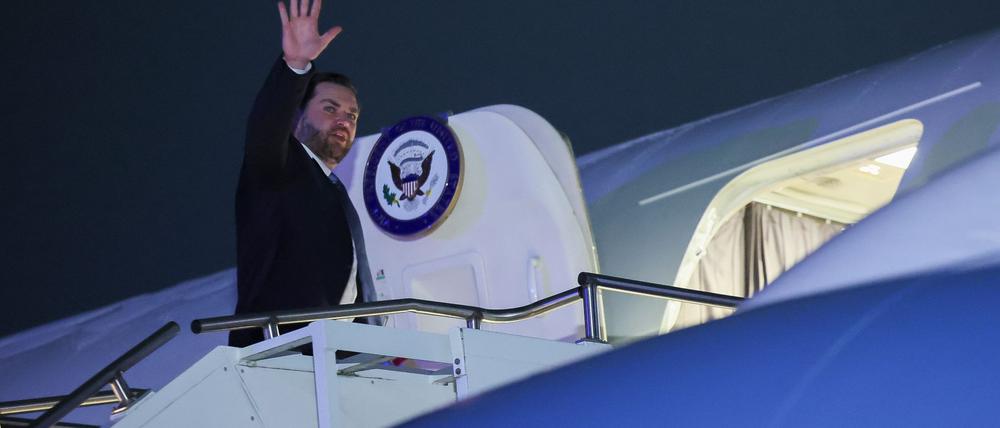 Hinterließ Irritation: US-Vizepräsident J.D. Vance.