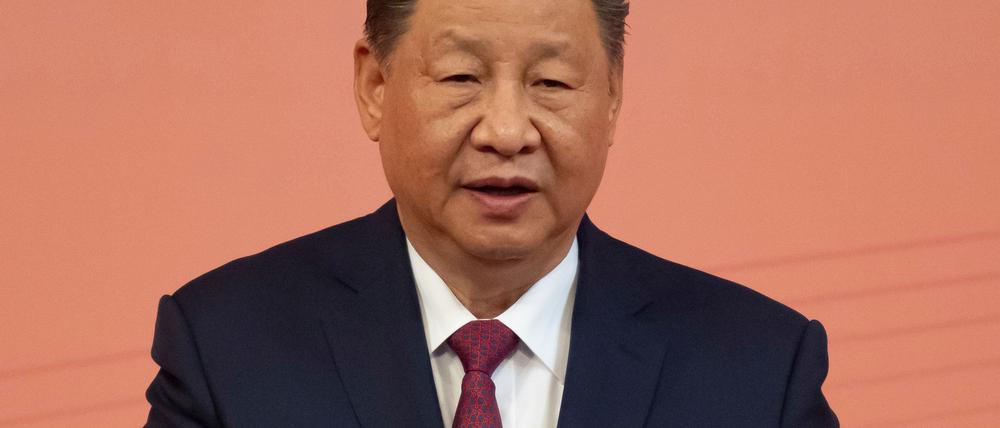 Chinas Staatschef Xi Jinping empfing wichtige Unternehmensbosse in Peking. (Archivbild)