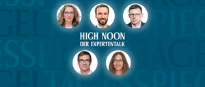 Tagesspiegel High NoonClaudia Kemfert, Jakob Hafele, Christian Traxler, Christian Tretbar, Anja Wehler-Schöck