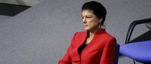 Sahra Wagenknecht, BSW, sitzt im Bundestag. Berlin, 11.02.2025. Berlin Deutschland *** Sahra Wagenknecht, BSW, sits in the Bundestag Berlin, 11 02 2025 Berlin Germany Copyright: xThomasxTrutschelx