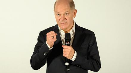 Für Bundeskanzler Olaf Scholz (SPD) ist die Zeit für Debatten über Friedenstruppen in der Ukraine noch nicht reif.  