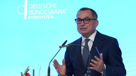 Bundesbank-Präsident Nagel befürchtet Schäden für die deutsche Wirtschaft im Falle neuer Zölle unter Trump (Archivbild).