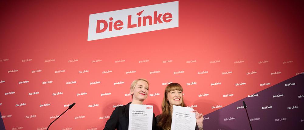 Die Linke ist bei einer U18-Wahlumfrage stärkste Kraft geworden.