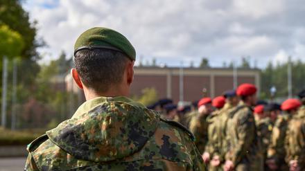 Ein Soldat der Bundeswehr.