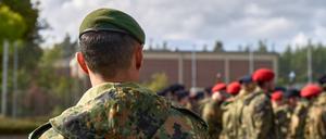 Ein Soldat der Bundeswehr.