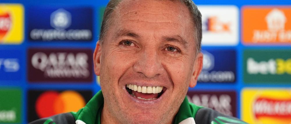 Celtic-Coach Brendan Rodgers spricht von einem „Riesenspiel“ für seine Mannschaft in München.