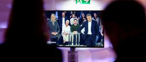Weidel und Habeck bei der Wahlarena