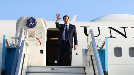 Für US-Außenminister Rubio ist es das erste Aufeinandertreffen mit seinem russischen Kollegen.