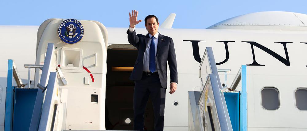 Für US-Außenminister Rubio ist es das erste Aufeinandertreffen mit seinem russischen Kollegen.
