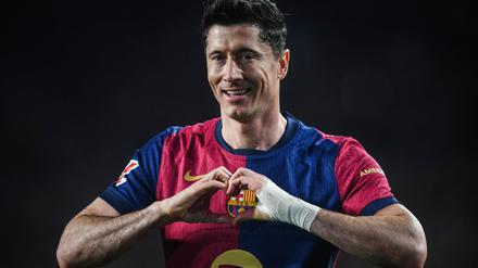 Dank des Treffers von Lewandowski ist Barcelona wieder Erster.