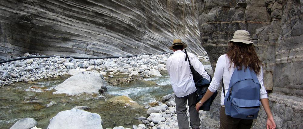 An engen Stellen der Schlucht kann das Wasser im Winter meterhoch steigen. (Archivbild)