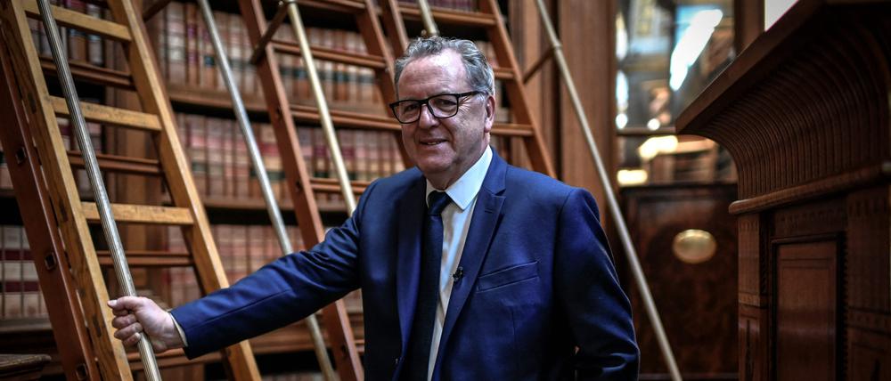 Richard Ferrand, kurz nach seiner Wahl zum Parlamentspräsidenten 2022.