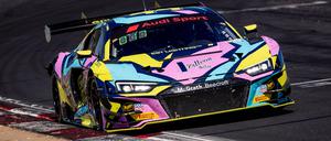 Ein Audi R8 LMS EVO II beim australischen GT3-Langstreckenrennen Meguiar’s Bathurst 12 Hour.