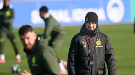 BVB-Coach Niko Kovac bereitet sein Team auf das Playoff-Rückspiel gegen Sporting Lissabon vor