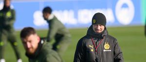 BVB-Coach Niko Kovac bereitet sein Team auf das Playoff-Rückspiel gegen Sporting Lissabon vor