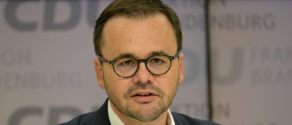 Brandenburgs CDU-Chef Jan Redmann.