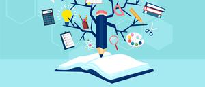 Jeder achte Deutsche geht zur Schule. Insgesamt gut 11 Millionen Schüler besuchen die rund 40.000 Schulen.