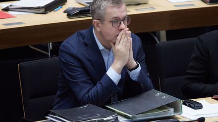 Finanzsenator Stefan Evers ist Berlins „Sparkommissar“ (Archivbild) 
