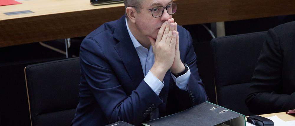 Finanzsenator Stefan Evers ist Berlins „Sparkommissar“ (Archivbild) 