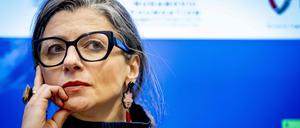 Francesca Albanese, mstrittene Sonderberichterstatterin des UN-Menschenrechtsrates für die besetzten palästinensischen Gebiete.