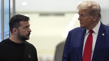 Donald Trump und Wolodymyr Selenskyj im September 2024.