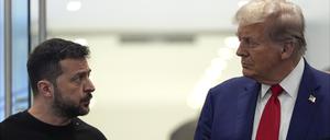 Donald Trump und Wolodymyr Selenskyj im September 2024.