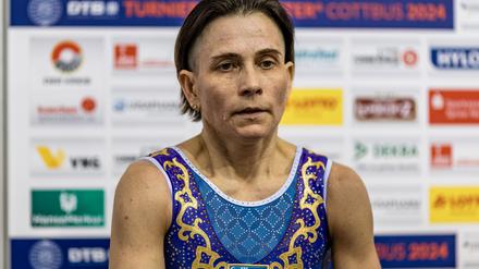  Oksana Chusovitina  sorgt mit ihrer 23. Teilnahme in Cottbus für einen Rekord. 