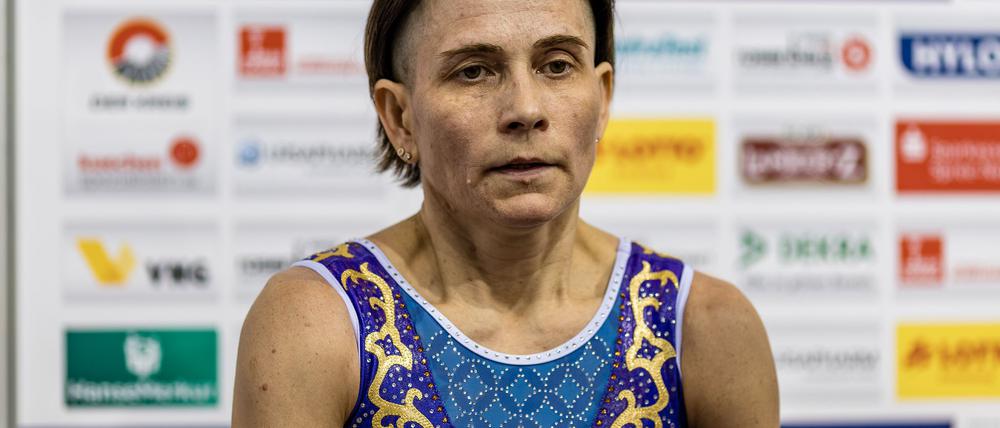  Oksana Chusovitina  sorgt mit ihrer 23. Teilnahme in Cottbus für einen Rekord. 