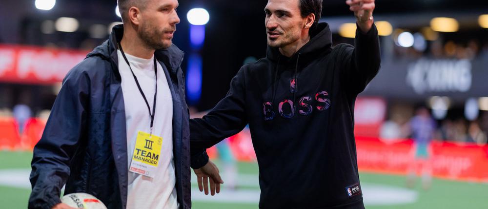 Die Ex-Weltmeister gründeten die Baller League. Nun kommt der Event-Fußball nach Berlin. 