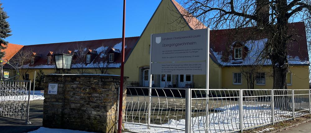 Die Asylbewerberunterkunft in Sedlitz.