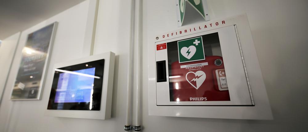 Defibrillator im Potsdam Museum.
