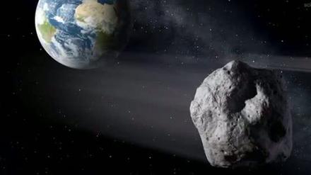 Der Asteroid 2024 YR4 könnte der Erde im Jahr 2032 gefährlich nahe kommen. (Symbolbild)